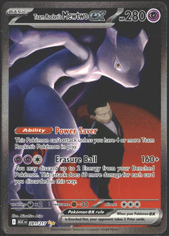 2026 Team Rocket's Mewtwo ex Ascended Heroes 281/217-1