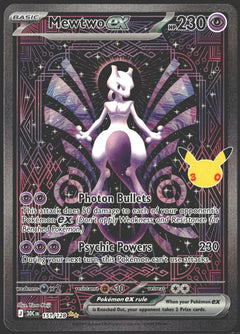 2026 Mewtwo ex Secret Illustration Rare 30th Celebration 151/128-1