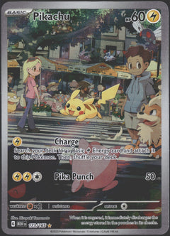 2023 Pokémon 151 Pikachu Illustration Rare Scarlet and Violet #173/165-1