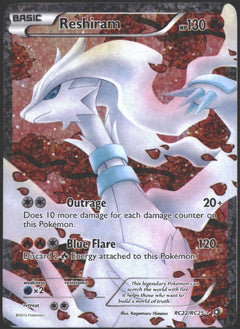 2013 Pokémon Black and White Reshiram Legendary Treasures Radiant Coll. #RC22/RC25-1