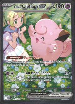 2025 Pokémon JTG EN Lillie's Clefairy EX Special Illustration Rare #184/159-1