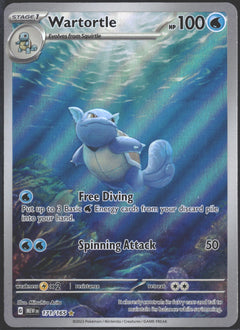 2023 Pokémon MEW EN Wartortle Illustration Rare #171/165-1