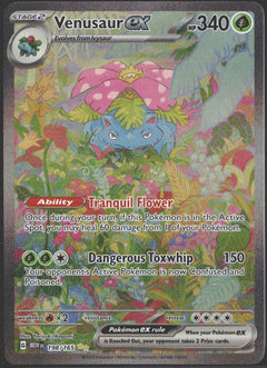2023 Pokémon MEW EN Venusaur ex Special Illustration Rare #198/165-1