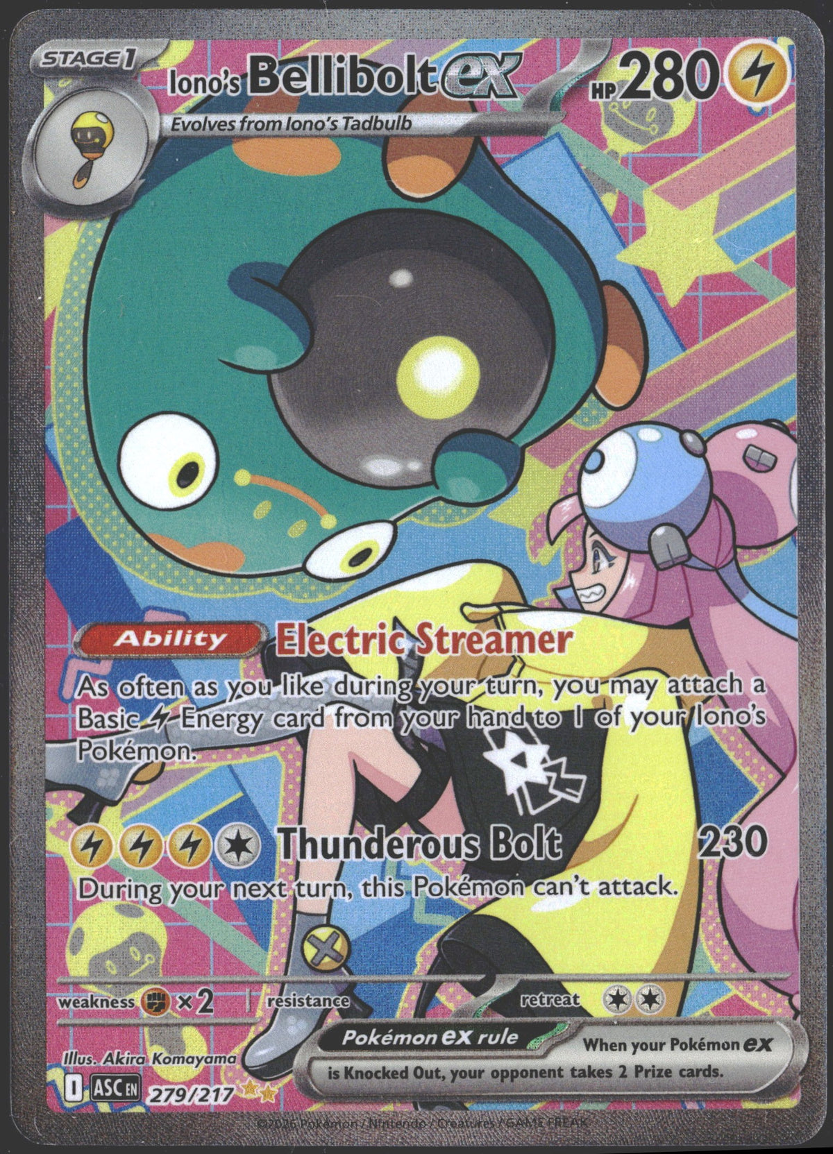 2026 Iono's Bellibolt ex ASC 279/217