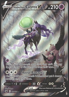 2021 Shadow Rider Calyrex V Chilling Reign 172/198-1