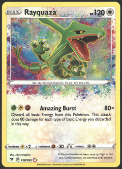 2020 Rayquaza Amazing Rare Vivid Voltage 138/185-1