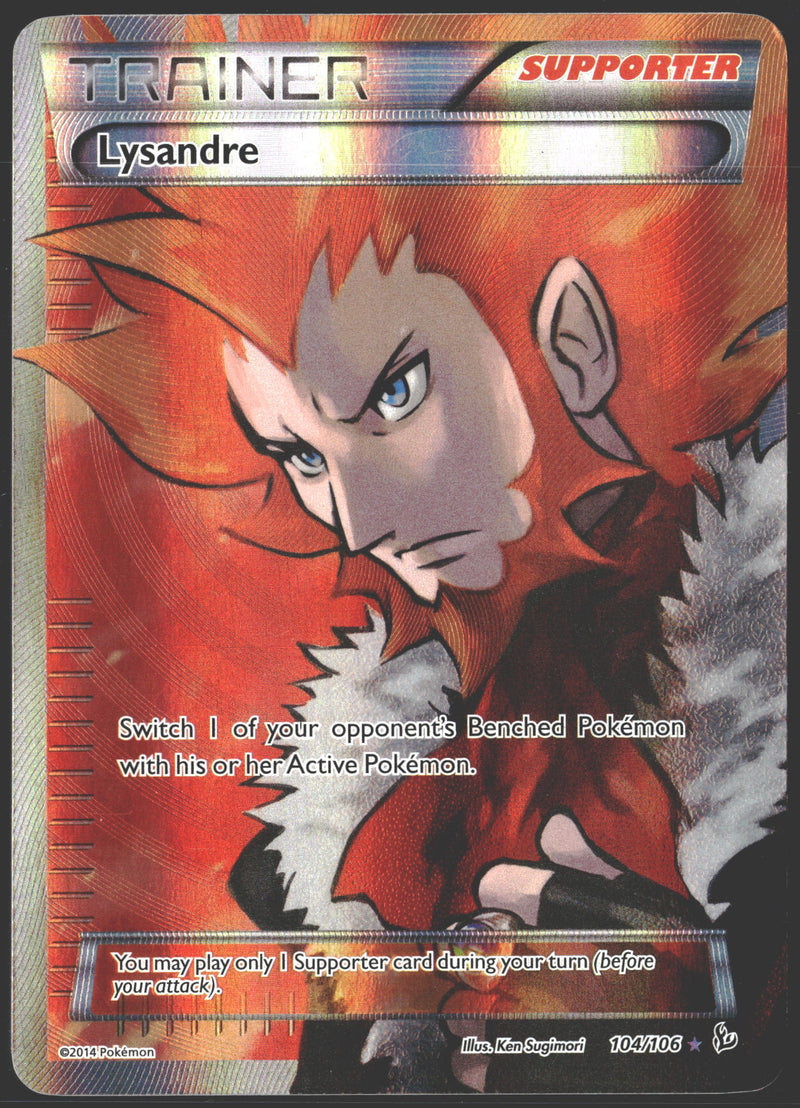 2014 Lysandre Full Art Flashfire 104/106-1