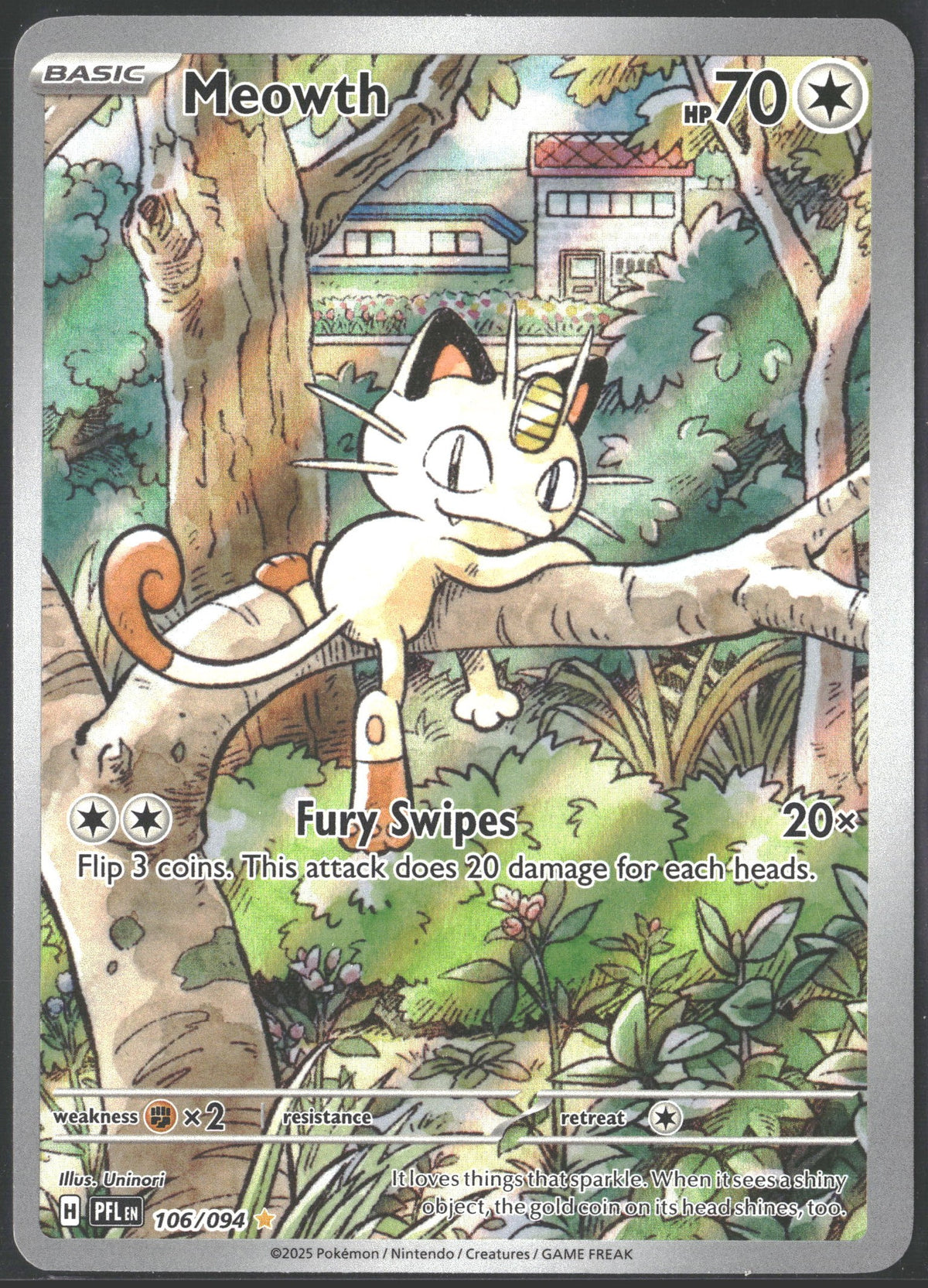 2025 Meowth PFL 106/094-1