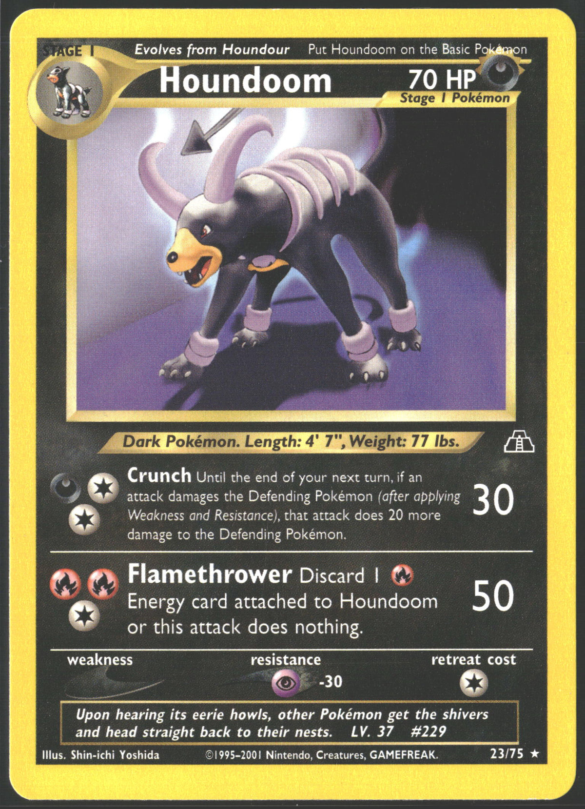 2001 Houndoom Neo Discovery 23/75