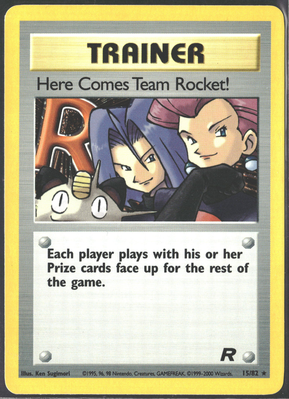 2000 Here Comes Team Rocket! Holo Team Rocket 15/82-1