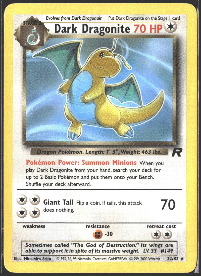 2000 Dark Dragonite Team Rocket 22/82-1