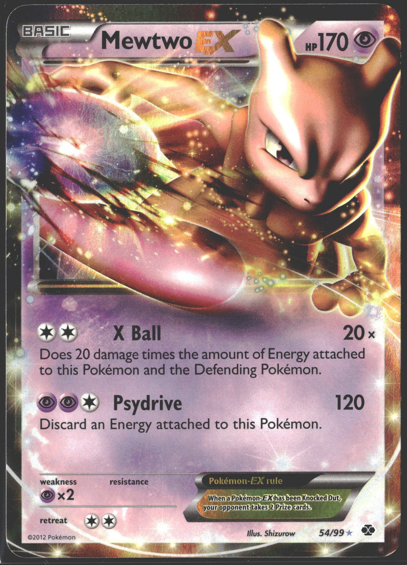 2012 Mewtwo EX Next Destinies 54/99-1