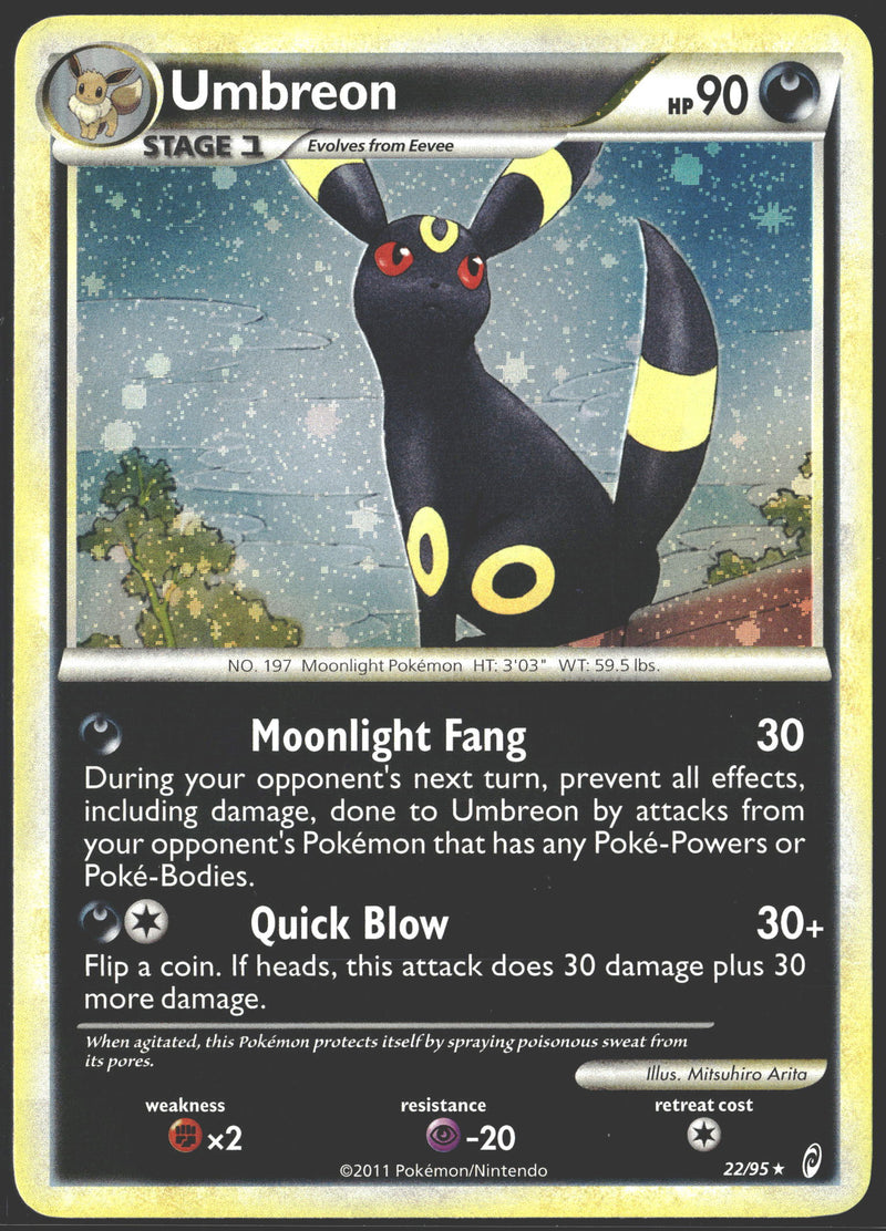 2011 Umbreon Holo Call of Legends 22/95-1