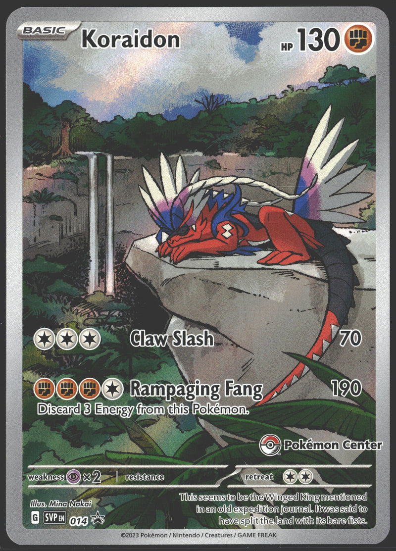 2023 Koraidon Pokémon Center Promo SVP014-1