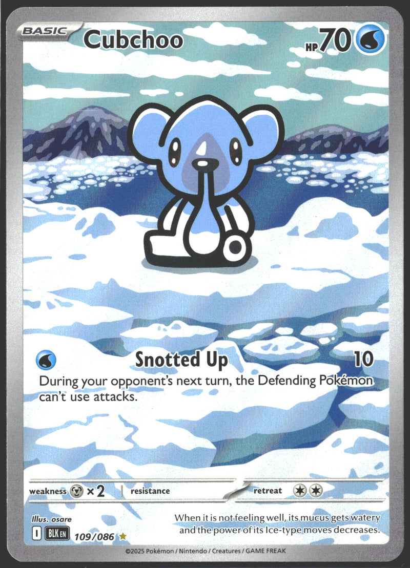 2025 Cubchoo BLK 109/086-1