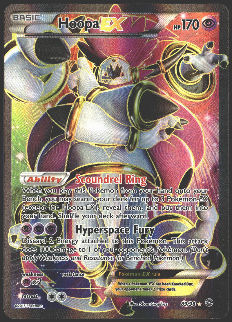 2015 Hoopa EX Full Art Ancient Origins 89/98-1