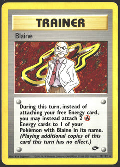 2000 Blaine Holo Gym Challenge 17/132-1