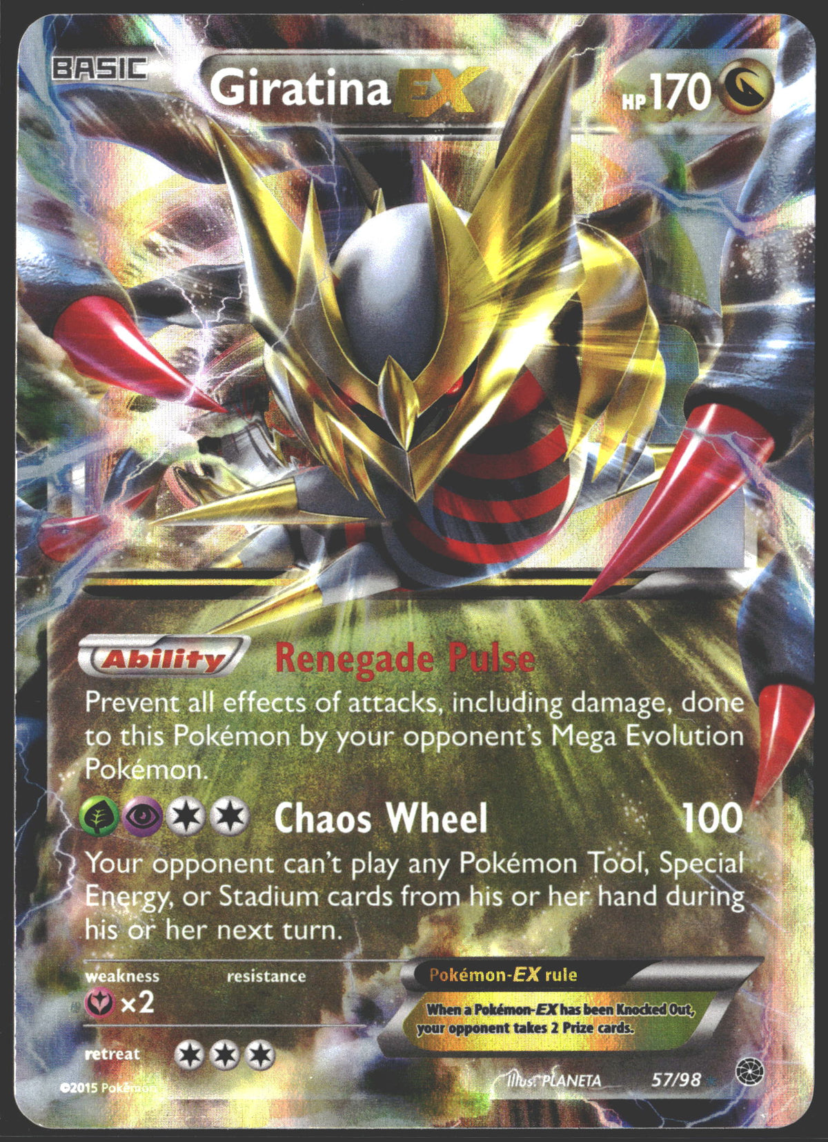 2015 Giratina EX Ancient Origins 57/98