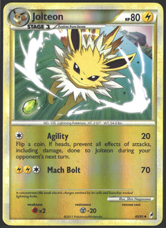 2011 Jolteon Reverse Holo Call Of Legends 45/95-1
