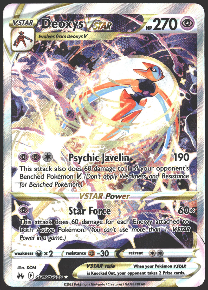 2023 Deoxys VSTAR Crown Zenith GG46/GG70-1