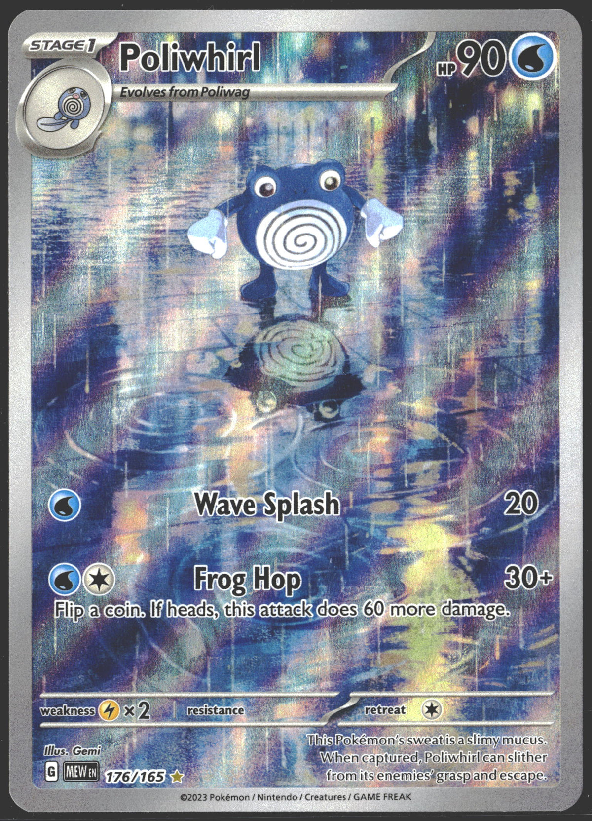 2023 Poliwhirl 151 (MEW) 176/165