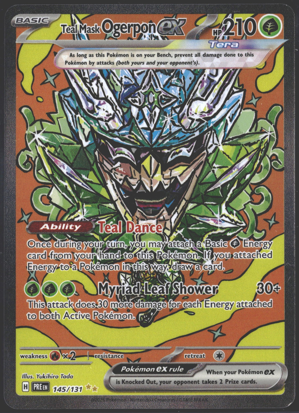 2025 Teal Mask Ogerpon ex pre 145/131