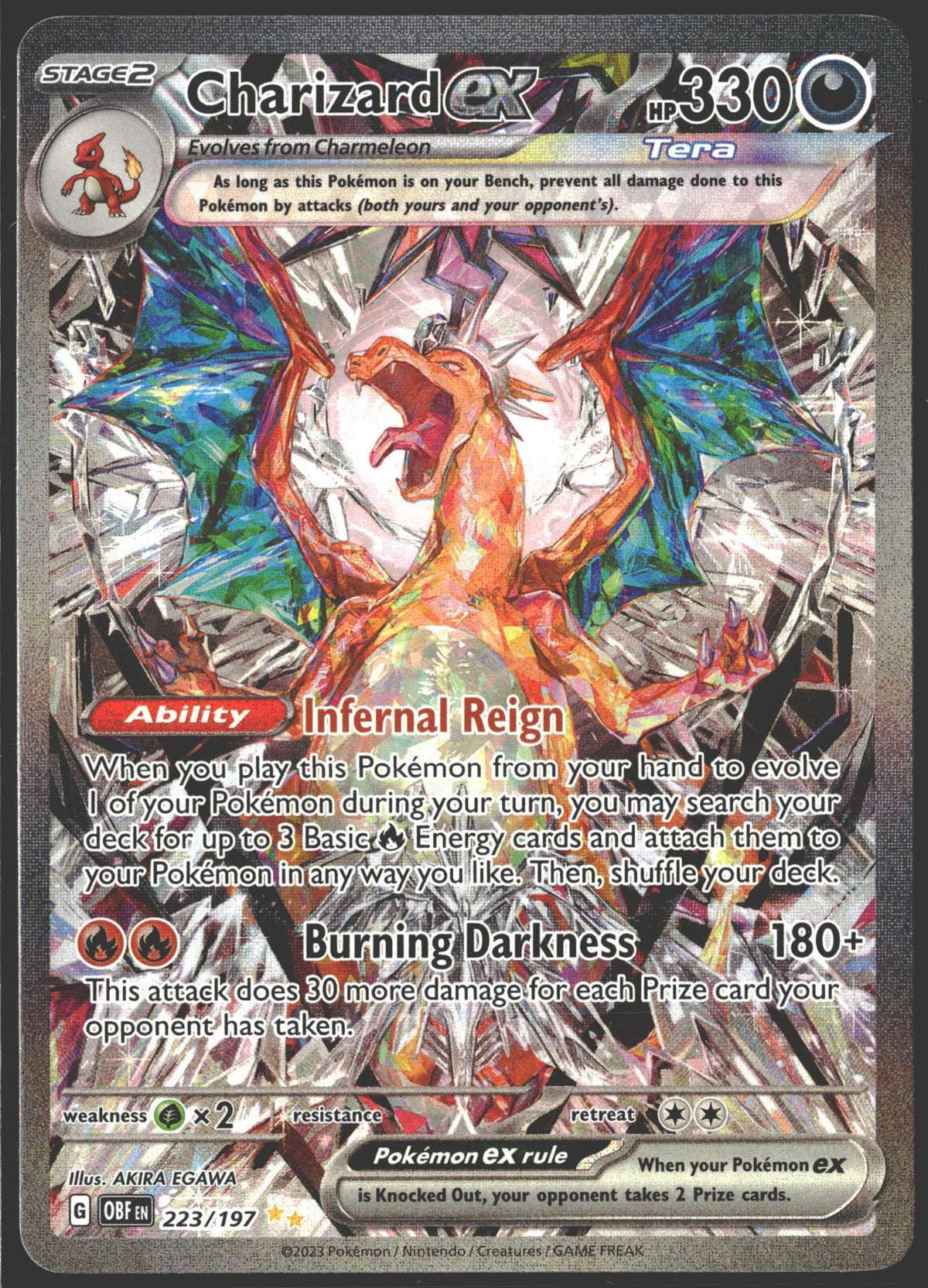 2023 Charizard ex OBF 223/197