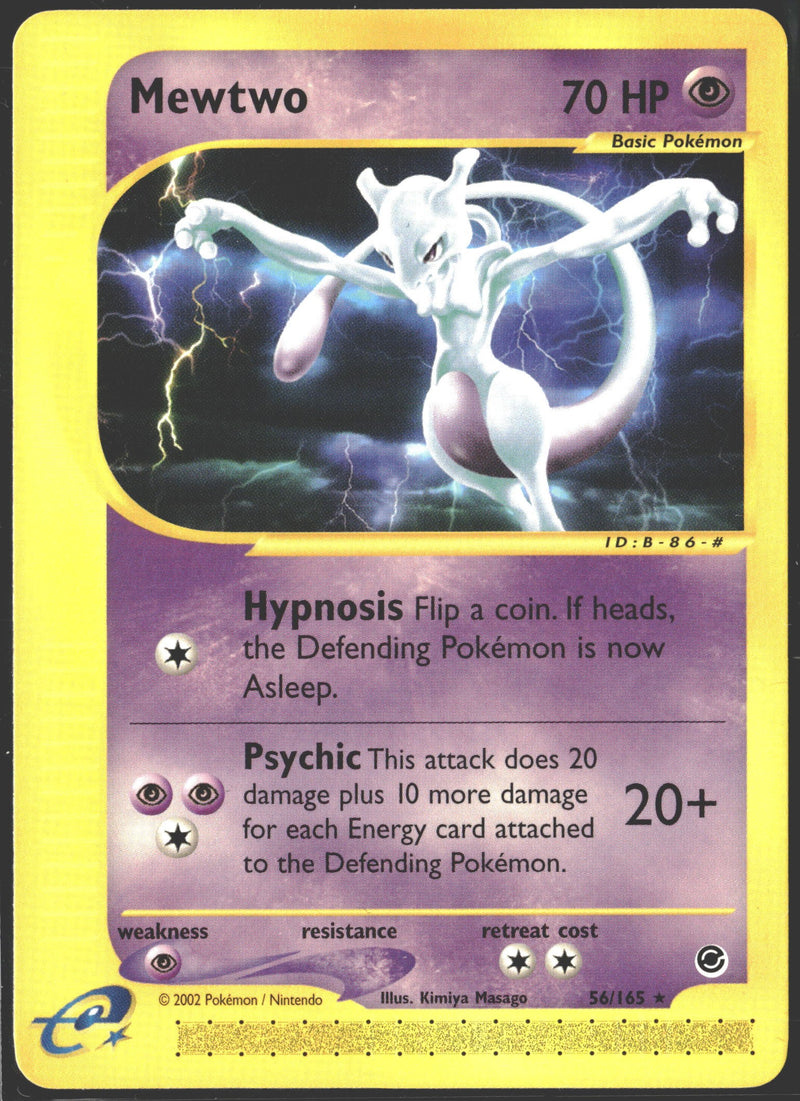 2002 Mewtwo Expedition Base Set 56/165-1