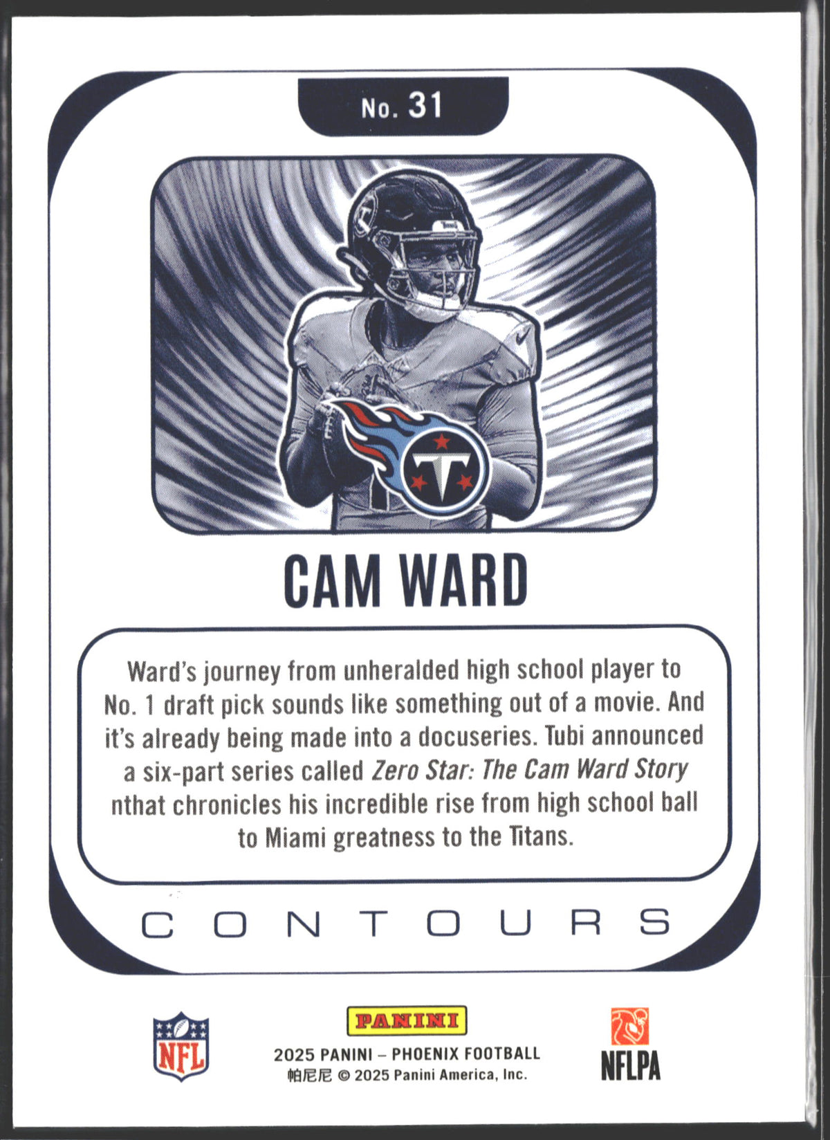 2025 Phoenix Cam Ward Contours White Shimmer 31