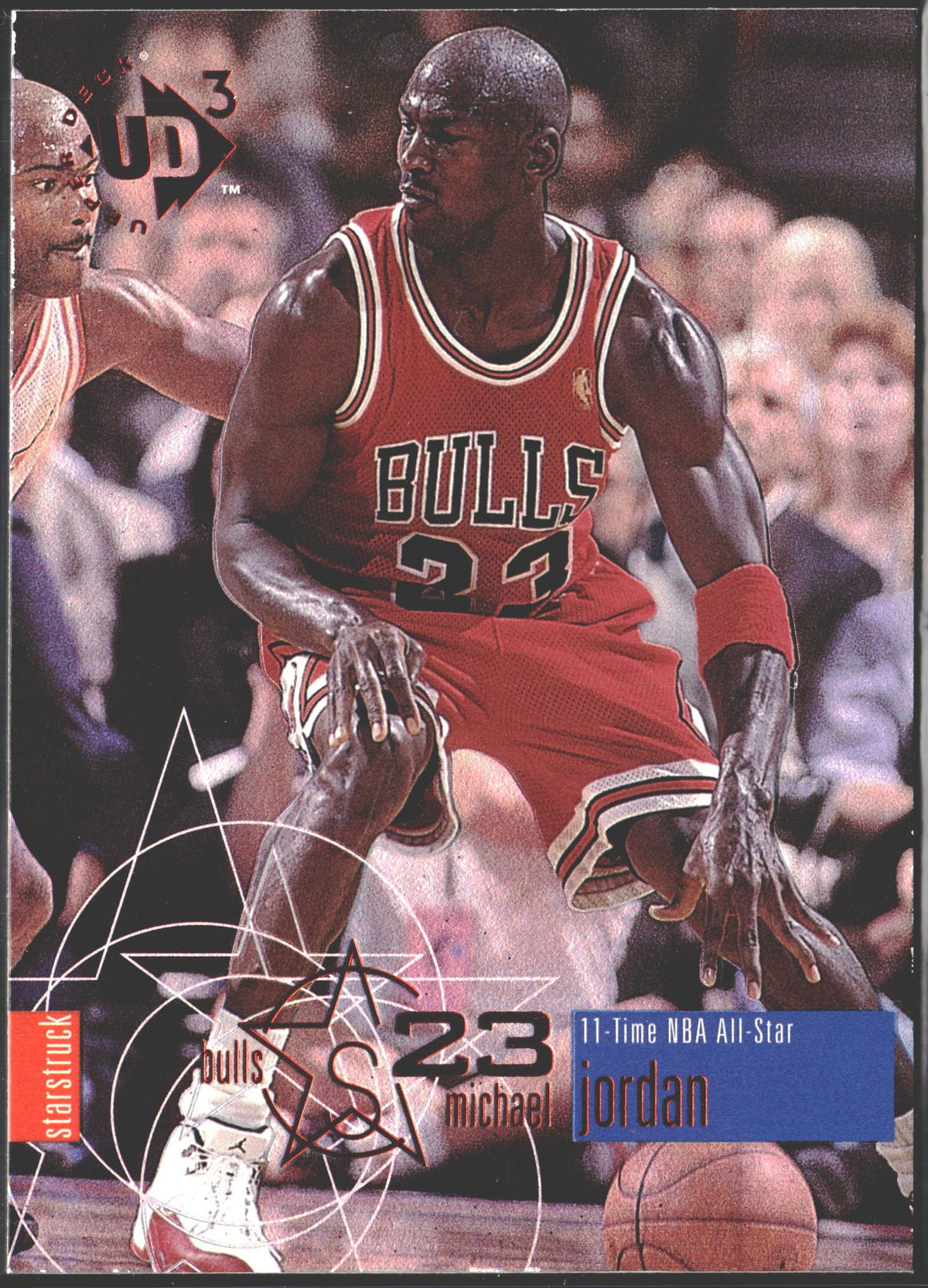 1997 Upper Deck Starstruck Micheal Jordan #23