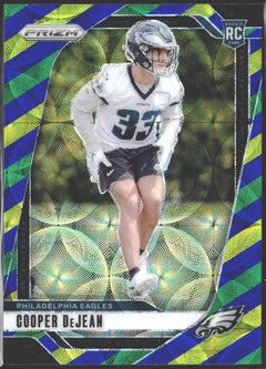 2024 Panini Prizm Choice Cooper DeJean Blue Green Yellow #321-1