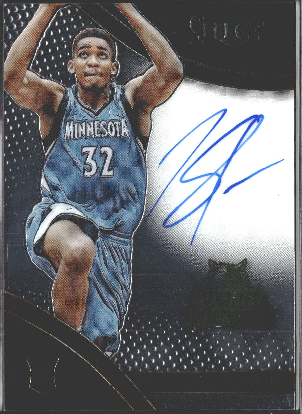 2015-16 Panini Select Rookie Karl-Anthony Towns Auto /199 #RS-KA-1