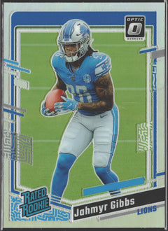 2023 Panini Donruss Optic Rated Rookie Jahmyr Gibbs Holo Prizm #236-1