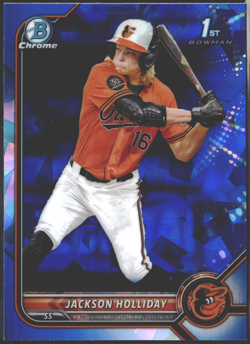 2022 Bowman Chrome Draft Jackson Holliday Sapphire Edition #BDC-168-1