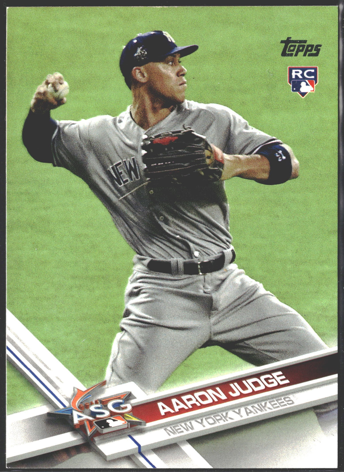 2017 Topps Update Series Aaron Judge Throwing #US166-1