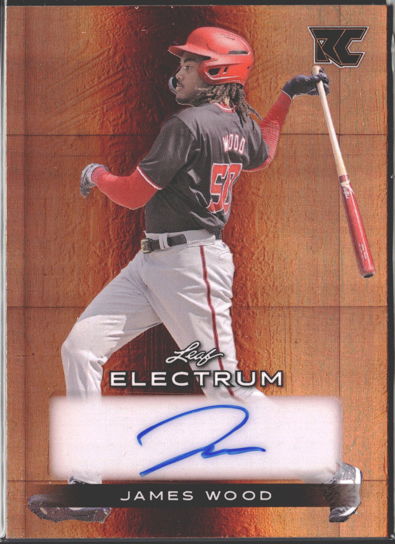 2024 Leaf Electrum James Wood Auto /99 #BA-JW2-1