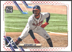 2021 Topps Independence Day Ozzie Albies /76 #500-1