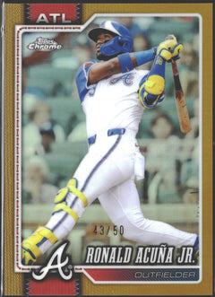2026 Topps Chrome Gold Ronald Acuña Jr. /50 #124-1