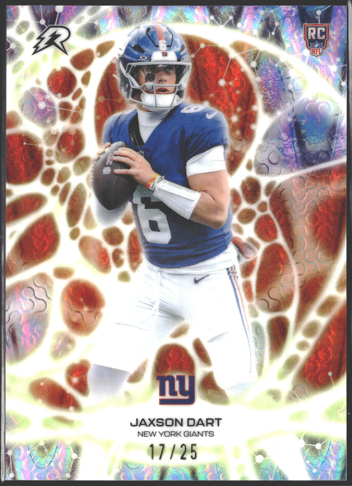 2025 Topps Resurgence Jaxson Dart Orange Protonyx /25 #PT-10