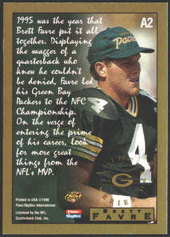 1996 Skybox Premium Brett Favre Auto #A2-2