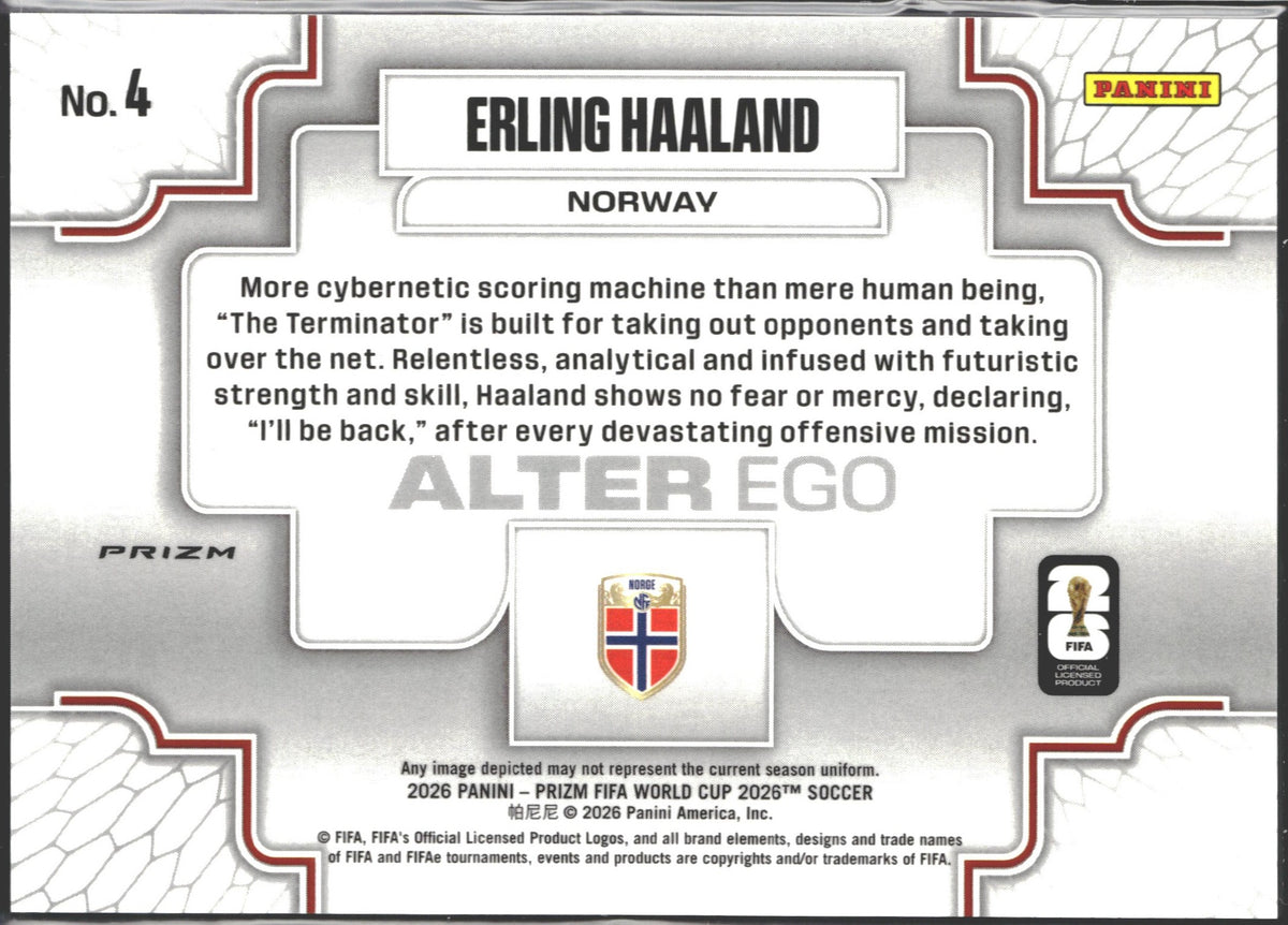 2026 Panini Prizm FIFA World Cup Erling Haaland Alter Ego Case Hit #4