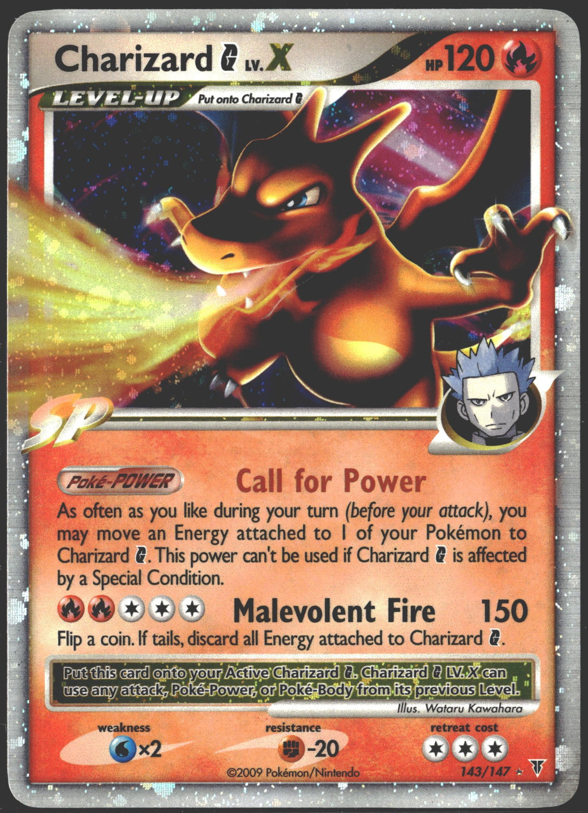 2009 Charizard G LV. X Supreme Victors 143/147-1