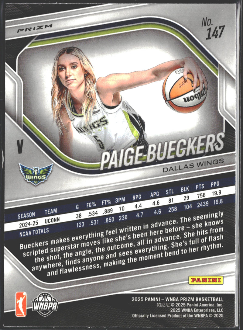 2025 Panini Prizm Paige Beckers Ice Variation #147-2