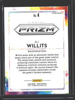 2026 Panini Prizm Baseball Eli Willits Color Blast SSP Case Hit Nationals-2