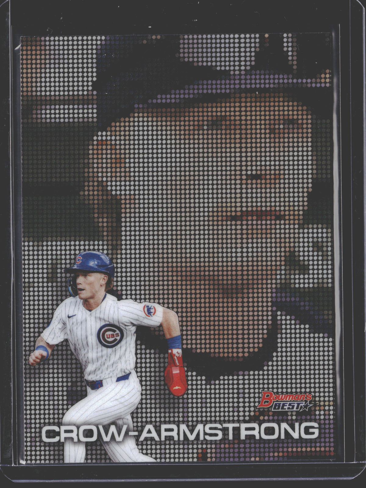 2025 Bowman's Best Pete Crow-Armstrong Pixel Portraits #P-2 Cubs-1