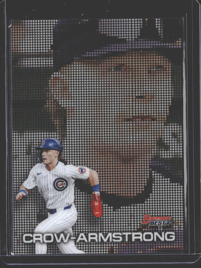 2025 Bowman's Best Pete Crow-Armstrong Pixel Portraits #P-2 Cubs-1