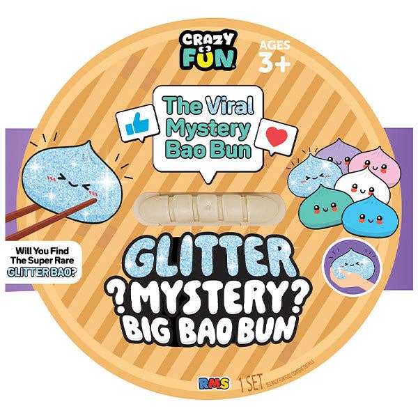 Crazy Fun Official Big Mystery 7" Bao Bun – Rare Glitter-2