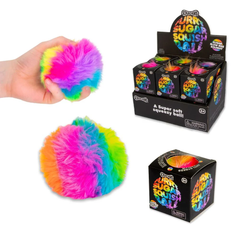 Scrunchems® Furry Sugar Stress Ball Squishy Fidget Toy (1pc)-1