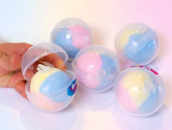 Cotton Candy Wax Breaking Squishy Stress Ball-1