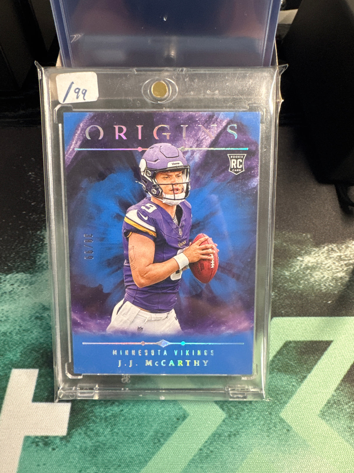 2024 origins JJ McCarthy blue /99